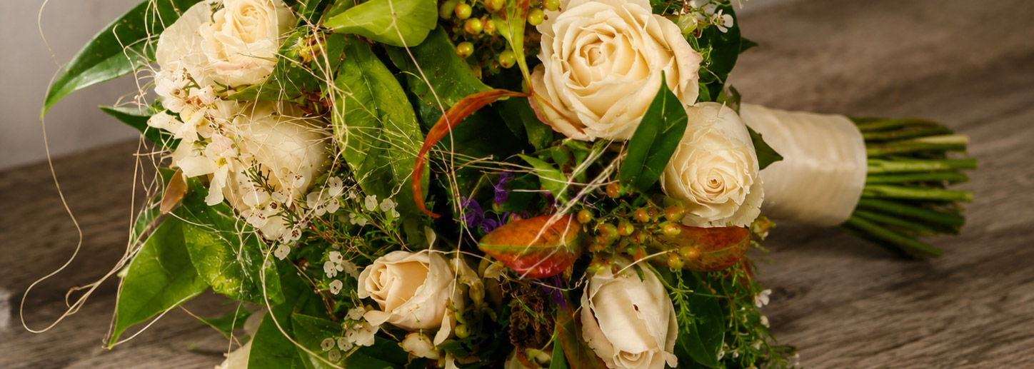 Wedding flowers from Blooming In Retro in Darfield